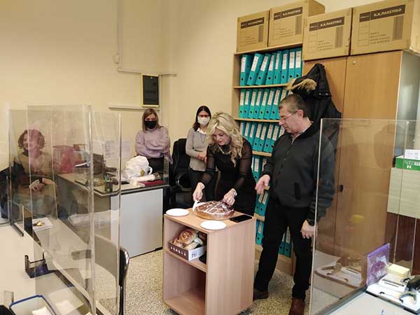 Κόψανε βασιλόπιτα στην Αντιδημαρχία Κοινωνικής Προστασίας, Παιδείας και Πολιτισμού του Δήμου Κοζάνης