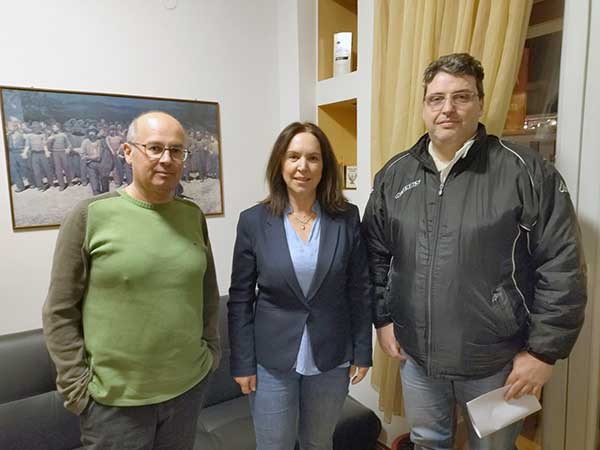 Καλλιόπη Βέττα: Συνάντηση με τον Σύλλογο Υπαλλήλων Ο.Τ.Α. Ν. Κοζάνης