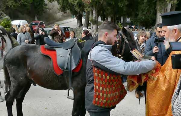 Η υποδοχή των λειψάνων του Αγίου Νικάνορα στον Κρόκο και η διαδρομή από το Λάκκο έως την εκκλησία του Αγίου Νικολάου