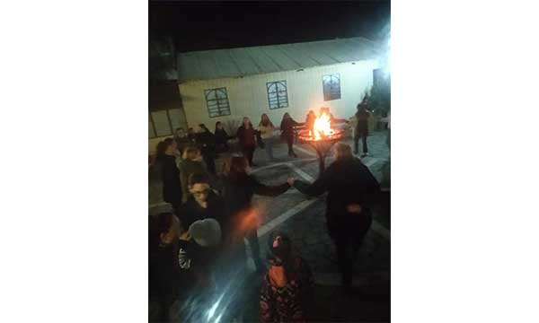 Άναμμα φανού στην Αγία Παρασκευή Κοζάνης