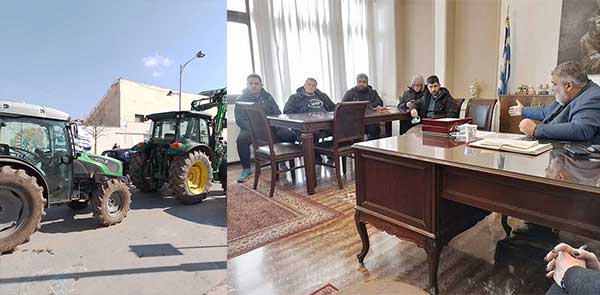 Μηχανοκίνητη πορεία αγροτών στην Πτολεμαΐδα και επίδοση ψηφίσματος στο δήμαρχο Εορδαίας