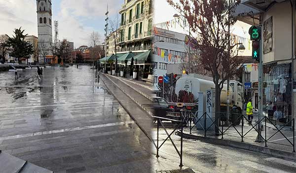 8:30 πρωί Καθαράς Δευτέρας με τα συνεργεία καθαριότητας επί ποδός