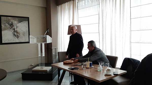 Η κοπή πίτας του Σωματείου Συνταξιούχων ΔΕΗ