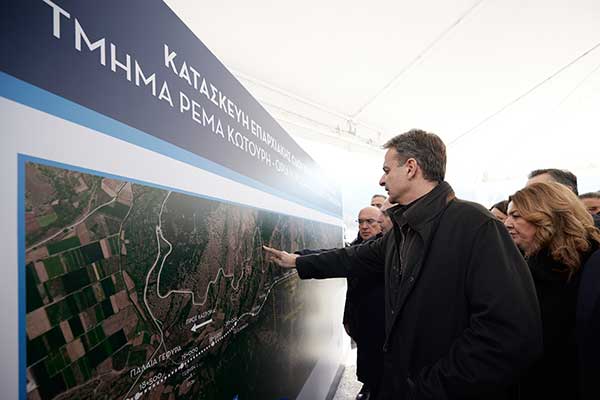 Επίσκεψη του Πρωθυπουργού Κυριάκου Μητσοτάκη στην Καστοριά και στο εργοτάξιο της νέας Σήραγγας Κλεισούρας