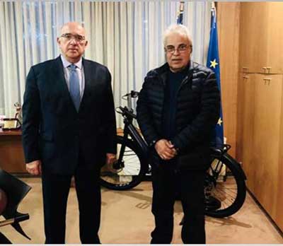 Ευχαριστήριο του Δήμου Βελβεντού προς τον Μιχάλη Παπαδόπουλο