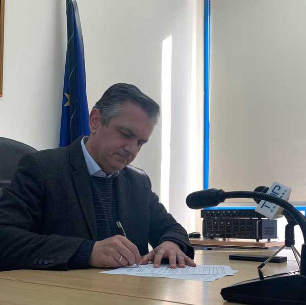 Υπογραφή σύμβασης για την εκτέλεση έργου: «Δομική Ενίσχυση και Αποκατάσταση Ακραίων Σπονδύλων Μ6.2 Υψηλής Γέφυρας Σερβίων»