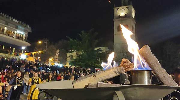 Ο Φανός Σκ΄ρκα στην πλατεία της Κοζάνης