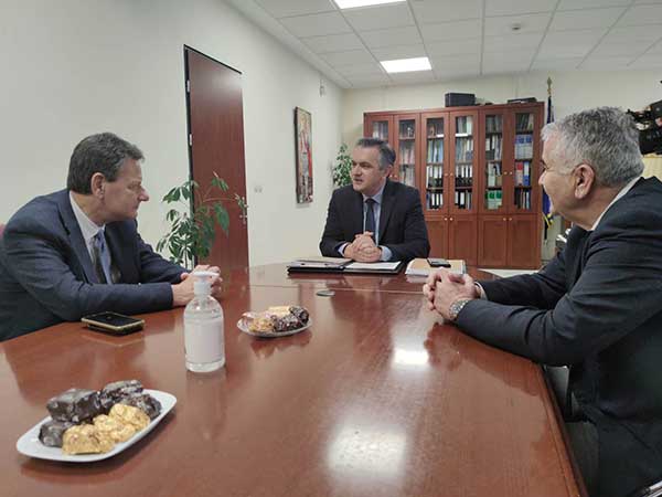 Ο αναπληρωτής Υπουργός Οικονομικών Θόδωρος Σκυλακάκης στην Κοζάνη