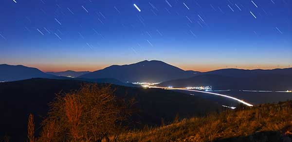 Timelapse βίντεο στον ψηλό Αη-Λιά Κοζάνης