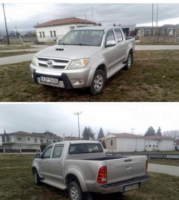 Κλάπηκε Τoyota Hilux στην Πτολεμαΐδα