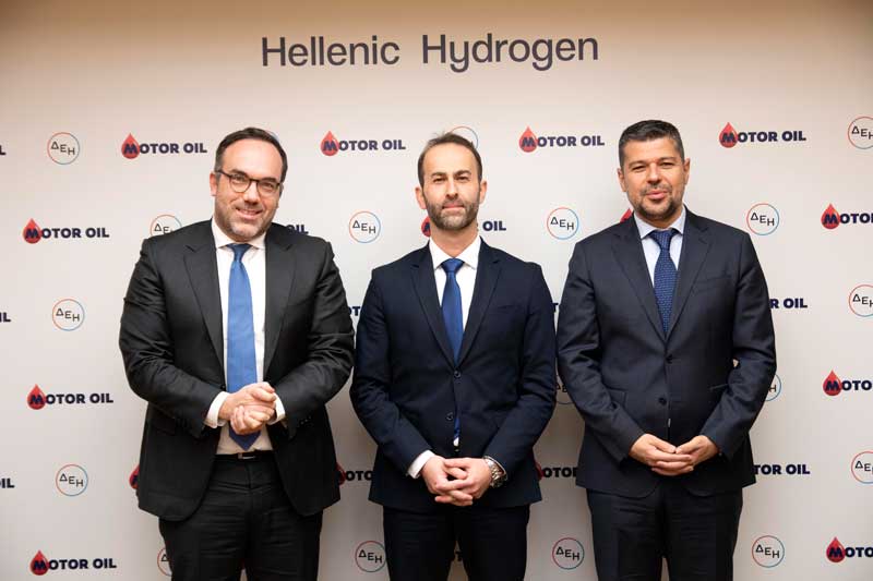  «Hellenic Hydrogen»: Επίσημη σύσταση της κοινοπρακτικής εταιρείας των Μotor Oil και ΔEH