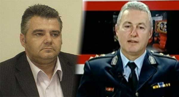 Ο Ηλίας Τσιότσιας Διευθυντής της Διεύθυνσης Αστυνομίας Κοζάνης-Βοηθός ΓΕΠΑΔ ο Βασίλης Τρευλόπουλος