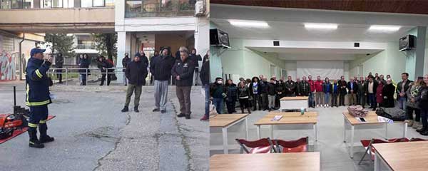 Ενημερωτική δράση της Αντιπεριφέρειας Πολιτικής Προστασίας στο 4o Εσπερινό ΕΠΑΛ Κοζάνης