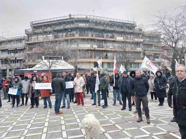 Πτολεμαίδα: Απεργιακή συγκέντρωση ΠΑΜΕ για την εθνική τραγωδία στα Τέμπη