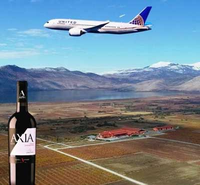 Ένα ελληνικό κρασί από το Κτήμα Άλφα στην United Airlines!