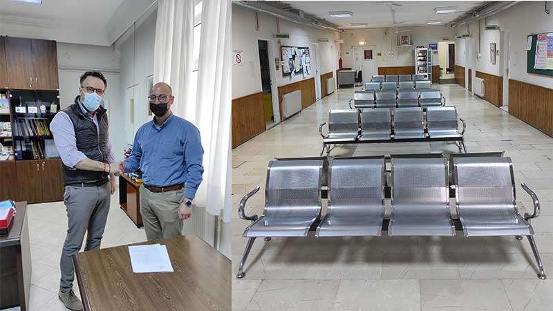 Μαμάτσειο: Ανέλαβε καθήκοντα ο γυναικολόγος κ. Πεϊτσίδης Νίκος- 44 νέα καθίσματα και τραπεζάκια για την αίθουσα αναμονής των εξωτερικών ιατρείων