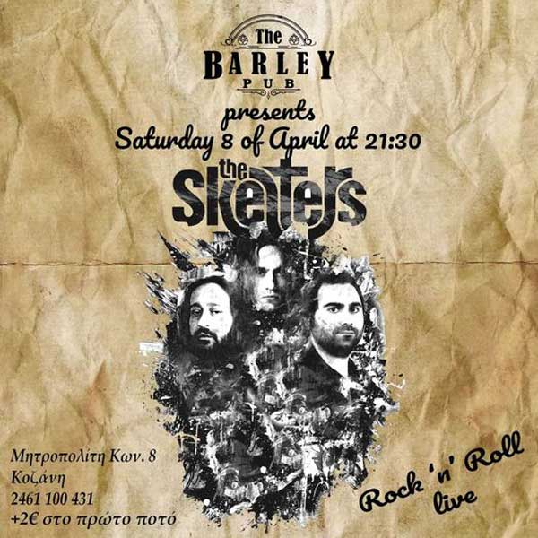 “The Skelters” live στο Barley Pub το Σάββατο 8 Απριλίου
