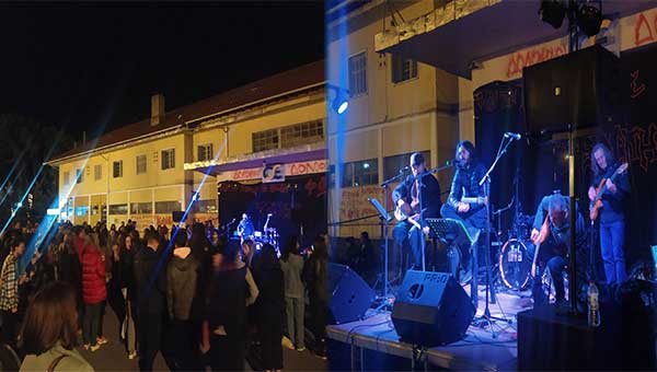 Συναυλία διαμαρτυρίας για το έγκλημα στα Τέμπη στον παλιό σταθμό του ΟΣΕ Κοζάνης