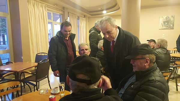 Ο Γιώργος Αμανατίδης στην Άνω Κώμη