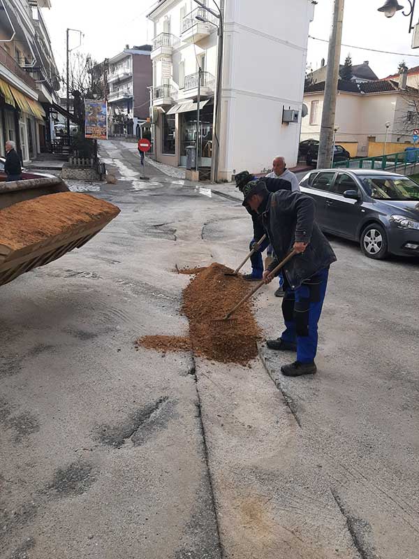 Άμεση αποκατάσταση των καταστροφών ζητεί ο Δήμος Άργους Ορεστικού από τη ΔΕΔΑ και τον εργολάβο του έργου