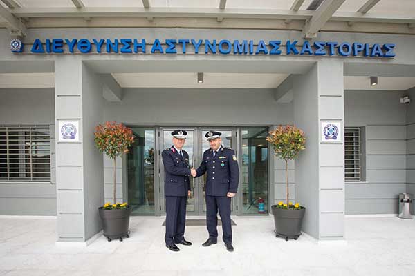 Επίσκεψη του Γενικού Περιφερειακού Αστυνομικού Διευθυντή Δυτικής Μακεδονίας στο νέο Αστυνομικό Μέγαρο Καστοριάς