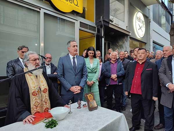 Εγκαίνια του πολιτικού γραφείου του υποψήφιου βουλευτή Στάθη Κωνσταντινίδη στην Kοζάνη