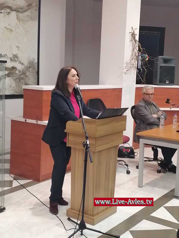 Η πολιτική ομιλία της υποψήφιας Βουλευτή του ΣYΡΙΖΑ-ΠΣ Καλλιόπη Βέττα, στο Πολιτιστικό Κέντρο Σερβίων