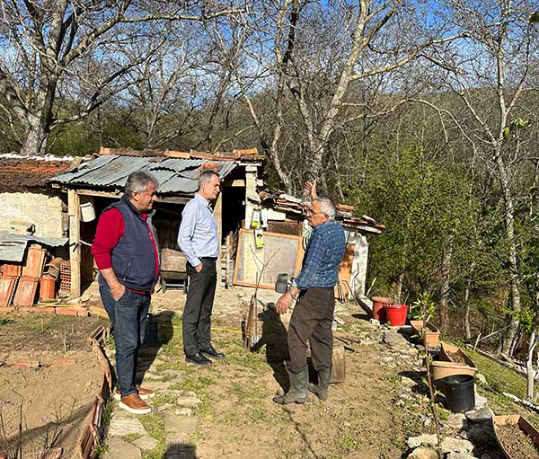 Επίσκεψη του υποψήφιου βουλευτή της ΝΔ Στάθη Κωνσταντινίδη σε χωριά της Κοζάνης