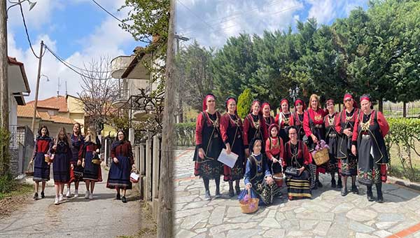 Το έθιμο των Λαζαρίνων σε Λιβαδερό και Καστανιά Σερβίων