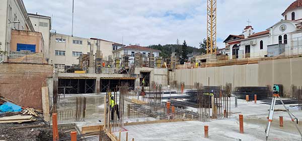 Συνεχίζονται οι εργασίες ανέγερσης της νέας πτέρυγας του Μαμάτσειου Νοσοκομείου Κοζάνης (φωτογραφίες)