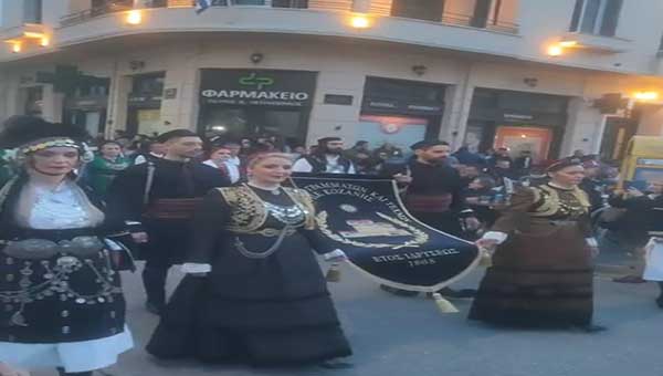 Ο Σύνδεσμος Γραμμάτων και Τεχνών Κοζάνης στις Εορτές εξόδου Μεσολογγίου