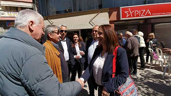 Καλλιόπη Βέττα: Ομιλία στα Γρεβενά και προεκλογικές περιοδείες