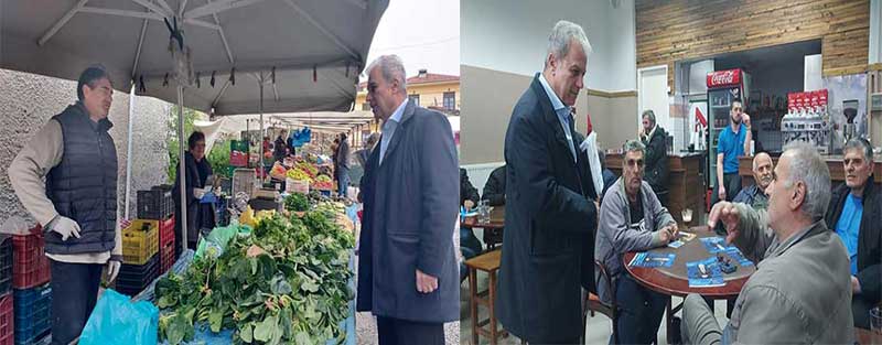 Γιώργος Αμανατίδης – Οι υποδομές του πρωτογενούς τομέα στο επίκεντρο των συναντήσεων στη Δ.Ε. Μουρικίου. Στη λαϊκή αγορά και στα καταστήματα της Σιάτιστας