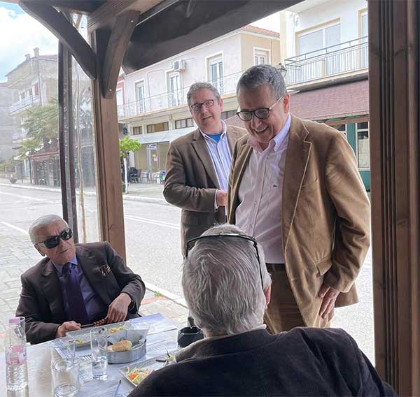 Στο Τσοτύλι βρέθηκε σήμερα Σάββατο 6/5 ο υποψήφιος βουλευτής της ΝΔ Γιώργος Δακής