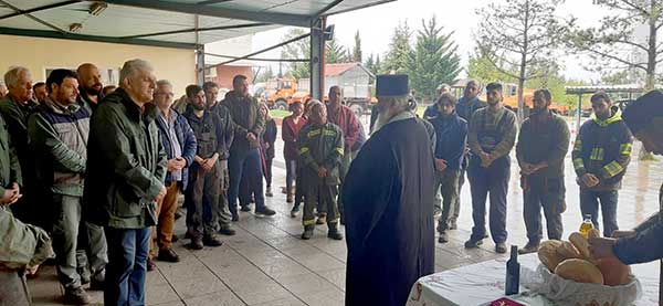 Το σωματείο “Ένωση” παραβρέθηκε στην εορτή του Αγίου Χριστοφόρου στο εξωκλήσι του ορυχείου Νότιου Πεδίου
