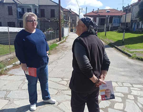 Η Βασιλική Γκάσταρη στα χωριά του Άνω Βοΐου