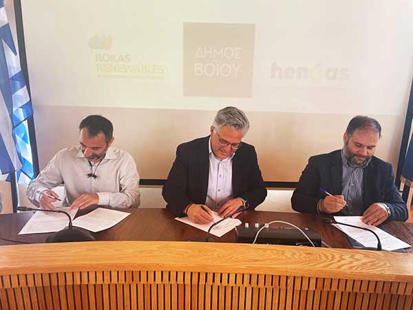 Δήμος Βοΐου: Υπογραφή σύμβασης για την κατασκευή δικτύου διανομής φυσικού αερίου στη Γαλατινή