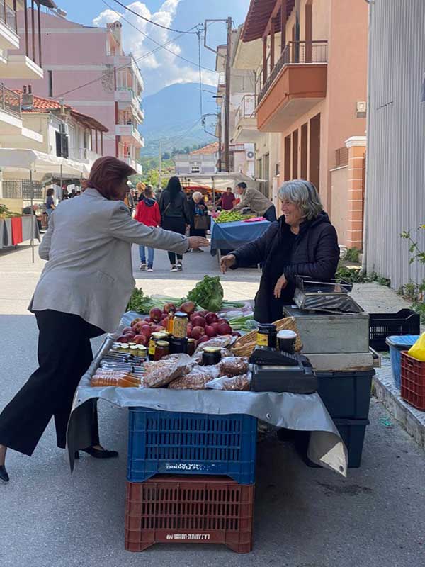 Π. Βρυζίδου: Περιοδεία στην αγορά των Σερβίων, το Πλατανόρρευμα και τα χωριά από Ρύμνιο ως τη Λευκόβρυση στις 08 Μαΐου 2023