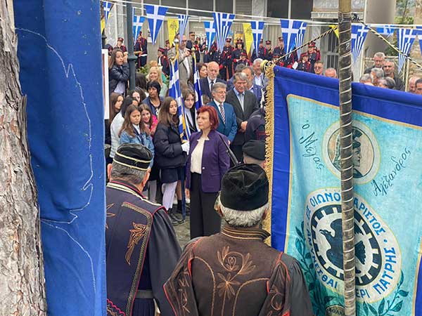 Η Παρασκευή Βρυζίδου στις εκδηλώσεις για τη μνήμη του Μακεδονομάχου Καπετάν Φούφα