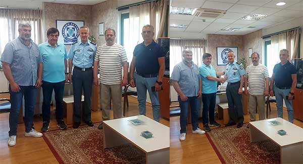 Επίσκεψη του Προέδρου του Συλλόγου Αποστράτων Σωμάτων Ασφαλείας Κοζάνης Κ. Μπουγάτσια στον Γενικό Περιφερειακό Αστυνομικό Δ/ντή Σπ. Διόγκαρη