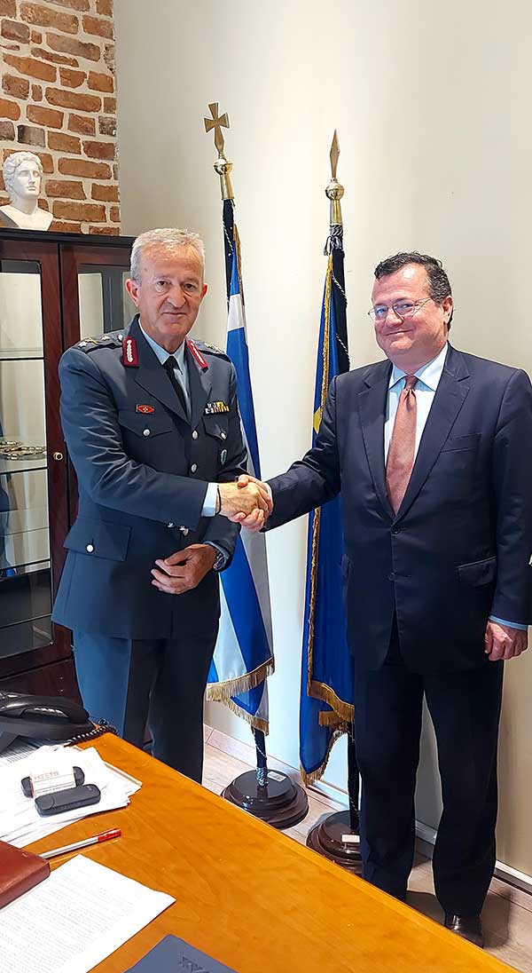 Εθιμοτυπική επίσκεψη του Γενικού Περιφερειακού Αστυνομικού Διευθυντή Δυτικής Μακεδονίας στον Γενικό Πρόξενο της Ελλάδος στην Κορυτσά Αλβανίας