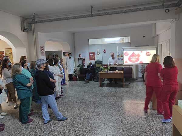 Εκδήλωση στο φουαγιέ του “Μαμάτσειου” με αφορμή την Παγκόσμια Ημέρα Εθελοντή Αιμοδότη