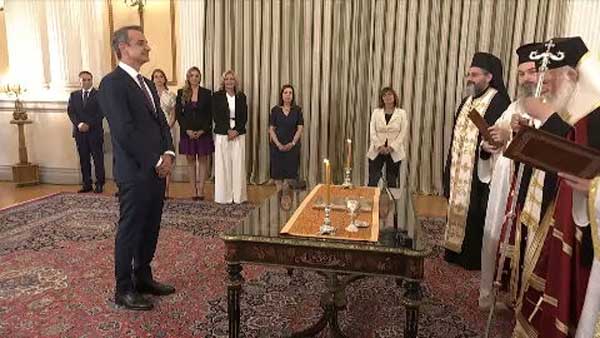 Εκλογές 2023: Ο Κυριάκος Μητσοτάκης ορκίστηκε πρωθυπουργός