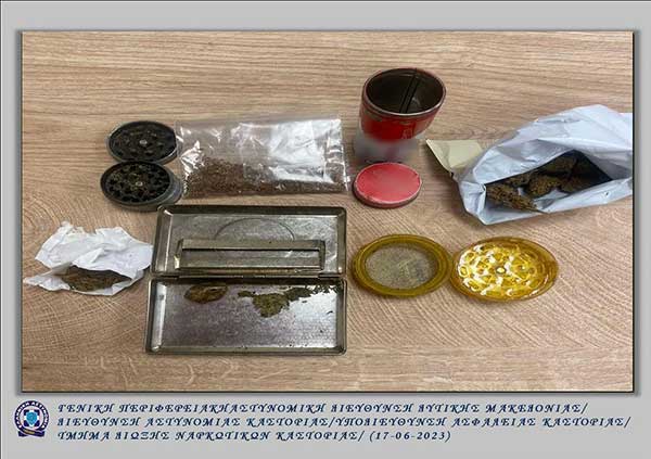 Συνελήφθησαν από αστυνομικούς του Τμήματος Δίωξης Ναρκωτικών της Υποδιεύθυνσης Ασφάλειας Καστοριάς -2- άτομα για διακίνηση ναρκωτικών,  σε περιοχές της Καστοριάς