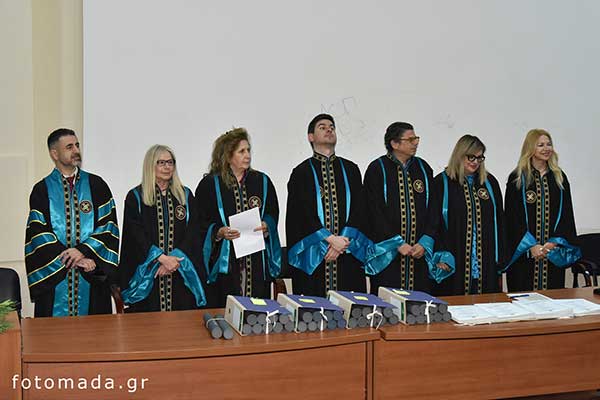Πραγματοποιήθηκε η ορκωμοσία του προπτυχιακού προγράμματος σπουδών του τμήματος Λογιστικής και Χρηματοοικονομικής του Πανεπιστημίου Δυτικής Μακεδονίας