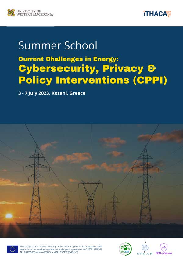 Διοργάνωση θερινού σχολείου (summer school)  “Cybersecurity, Privacy & Policy Interventions (CPPI)”