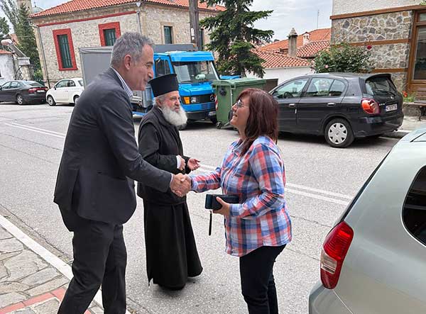 Στη Σιάτιστα ο υποψήφιος βουλευτής με τη Νέα Δημοκρατία, Στάθης Κωνσταντινίδης