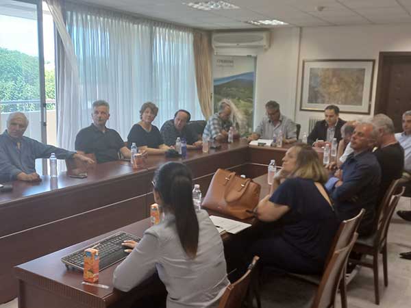 Ενημερωτική συνάντηση του αντιπεριφερειάρχη Δίκαιης Αναπτυξιακής Μετάβασης με μέλη του ΕΒΕ Γρεβενών