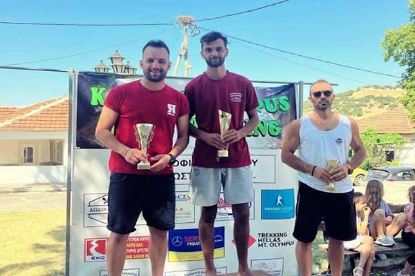 10ος Kalivia Olympus Trail Running: 2ος ο Ευάγγελος Λάσπας από τα Σέρβια Κοζάνης με την ομάδα (Τρεχαλάκηδες Σερβίων)