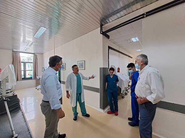 Επίσκεψη του Περιφερειάρχη Δυτικής Μακεδονίας Γ. Κασαπίδη στο Γενικό Νοσοκομείο Φλώρινας